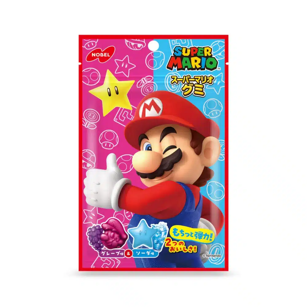 Bonbons Super Mario Raisin et Soda